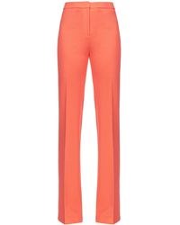 Pinko - High-waisted flared trousers - Lyst