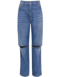 JW Anderson - Jeans dritti con dettaglio cut-out - Lyst