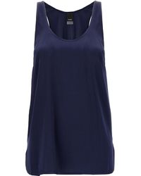 Pinko - Top in seta - Lyst