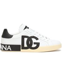 Dolce & Gabbana - Sneakers Portofino con stampa - Lyst