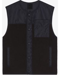 Givenchy - Waistcoat In Mixed Fabrics - Lyst