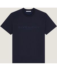 Givenchy - T-shirt in cotone e seta con jacquard Paris - Lyst