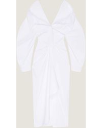 Givenchy - Slashed Long Shirt Dress - Lyst