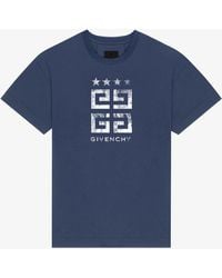 Givenchy - T-shirt slim 4G Stars in cotone - Lyst