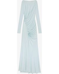 Givenchy - Robe du soir drapée en jersey - Lyst