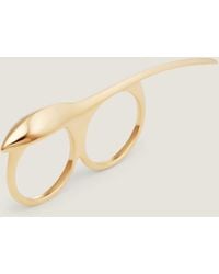 Givenchy - Bague à double doigts Maple Seed en métal - Lyst