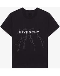 Givenchy - T-shirt ample en coton à motif réfléchissant - Lyst