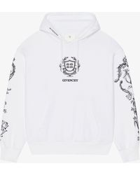 Givenchy - Crest Boxy Fit Hoodie - Lyst