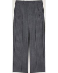 Givenchy - Double Pleat Striped Pants - Lyst