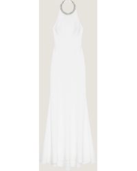 Givenchy - Halter Neck Evening Dress With Crystals - Lyst