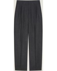 Givenchy - Wool Double Pleat Tailored Trousers - Lyst