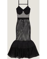Givenchy - Open Back Ruffled Dress - Lyst
