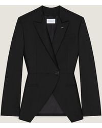 Givenchy - Slashed Double-Breasted Jacket - Lyst