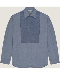 Givenchy - Couture Seam Checked Tuxedo Shirt - Lyst