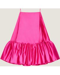 Givenchy - Sliced Mini Ruffled Dress - Lyst