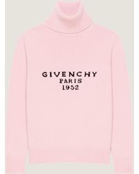 Givenchy - Pullover dolcevita in lana e cachemire con Paris 1952 - Lyst