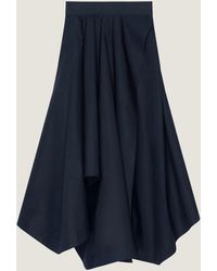 Givenchy - Long Asymmetric Skirt - Lyst