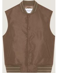 Givenchy - Sleeveless Blouson With Paris Embroidery - Lyst