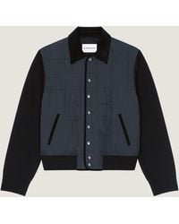 Givenchy - Quilted Blouson With Paris Patch - Lyst