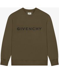 Givenchy - Sweatshirt slim Archetype en molleton - Lyst
