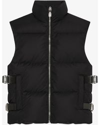 Givenchy - Sleeveless Puffer Jacket With Metallic Details - Lyst