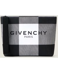 Givenchy - Pochette en toile à carreaux - Lyst