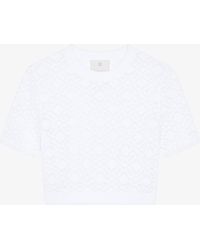 Givenchy - Pullover corto in jacquard Monogram 72 - Lyst