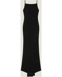 Givenchy - Spaghetti-Strap Back-Drape Maxi Dress - Lyst