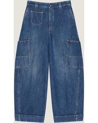 Givenchy - Medium Cropped Cocoon Cargo Jeans - Lyst
