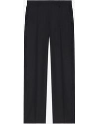 Givenchy - Pantalon tailleur en laine et lurex avec strass - Lyst