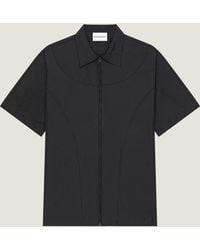 Givenchy - Couture Seam Shirt With Mix Material Cut Outs - Lyst