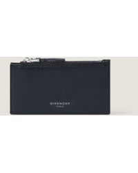 Givenchy - Portacarte con zip di pelle fiore - Lyst