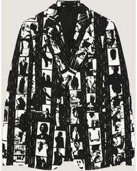 Givenchy - Giacca aderente in cotone con stampa Photographic Negative - Lyst