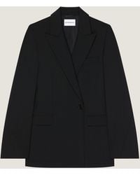 Givenchy - Double-Breasted Cocoon Jacket - Lyst