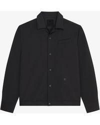 Givenchy - Giacca-camicia in lana e mohair - Lyst