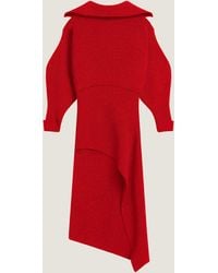 Givenchy - Slashed Midi Dress - Lyst