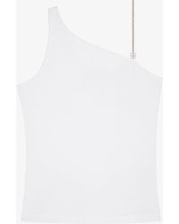 Givenchy - One Shoulder Cotton Top - Lyst