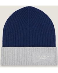 Givenchy - Cappello bicolore in lana e cashmere - Lyst