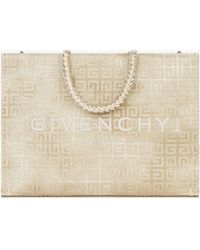 Givenchy - G-Tote media in tela 4G con catena - Lyst