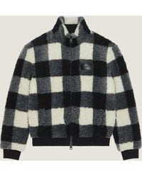 Givenchy - Checked Fleece Jacket - Lyst