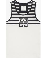 Givenchy - Slim Fit 4G Striped Tank Top - Lyst