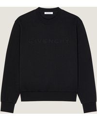 Givenchy - Herringbone Knit Sweatshirt With Jacquard - Lyst