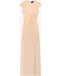 Givenchy - Evening Satin Dress And 4G Lace - Lyst