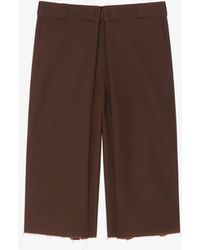 Givenchy - Extra Wide Chino Bermuda Shorts - Lyst
