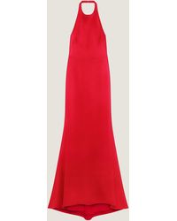 Givenchy - Robe du soir à dos nu en crêpe et satin - Lyst