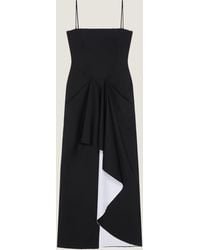 Givenchy - Sliced Long Wrapped Dress - Lyst
