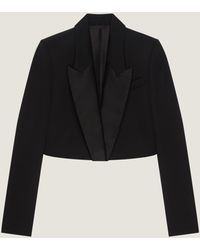 Givenchy - Cropped Tuxedo Jacket - Lyst