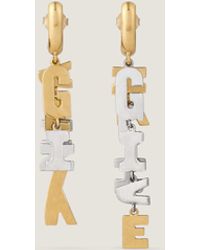 Givenchy - Letters Asymmetric Earrings - Lyst