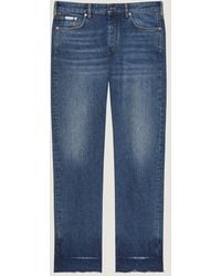 Givenchy - Straight Fit Jeans With Raw Details - Lyst