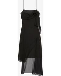 Givenchy - Robe à bretelles en mousseline - Lyst